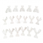 无牙颌牙托十七件套(黄色)